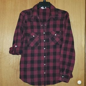 Passport plaid button down